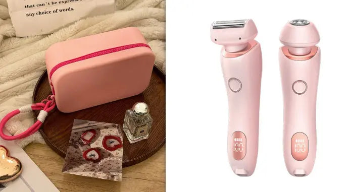 INELECTRON ™ - 2-in-1 Electric Shaver for Women – USB Rechargeable Epilator, Wet & Dry Shaving Razor for Body, Face, Armpit & Bikini Line Inelectron Store
