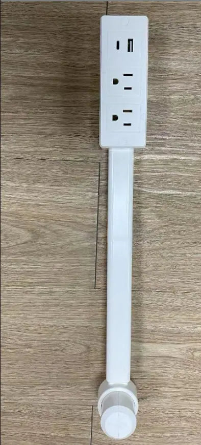Power Strip Extender, Convenient Home Power Outlet, Plastic Material, Perfect Gift for Mother’s Day