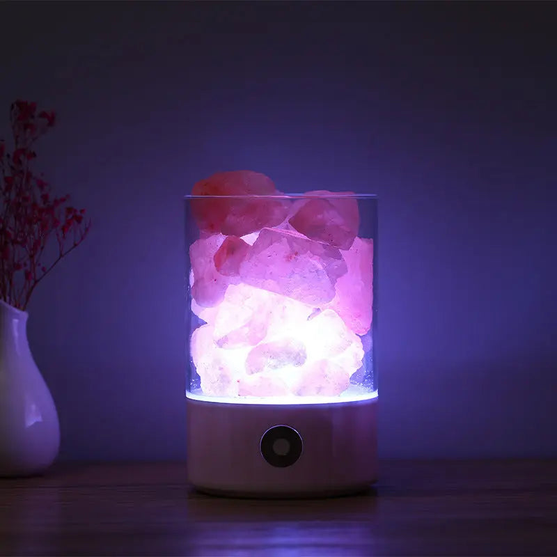 INELECTRON ™ - Lampe LED USB en cristal de sel de l'Himalaya