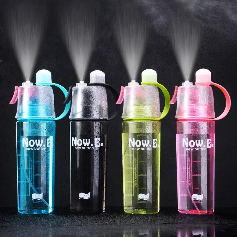 Portable Sports Mist Spray Cup – Leakproof and Food-Grade PC Bottle for Outdoor Activities 