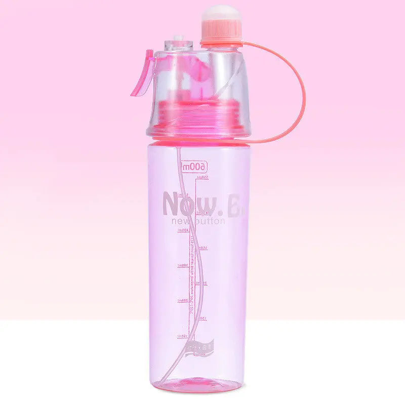 Portable Sports Mist Spray Cup – Leakproof and Food-Grade PC Bottle for Outdoor Activities