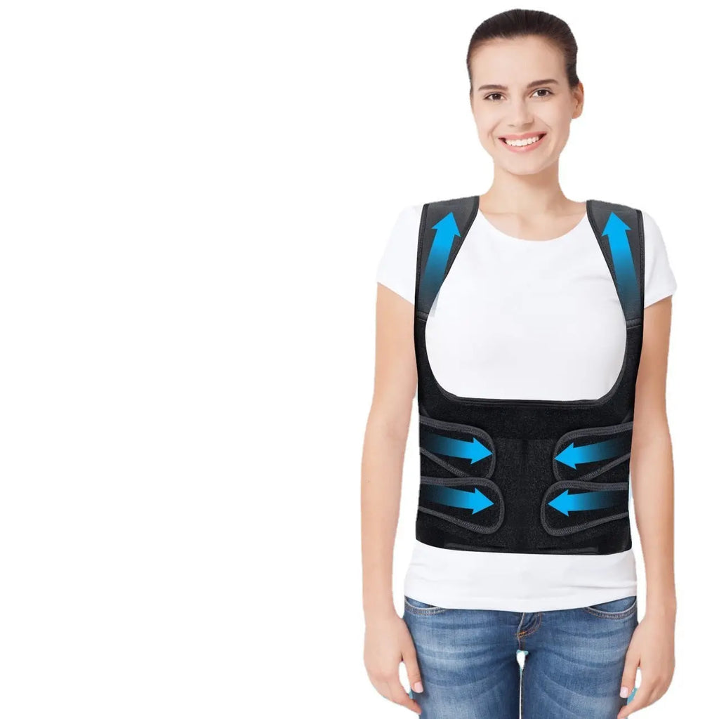 Strong Support Posture Correction Belt – Comfortable Neoprene Back Support for Health & Sports