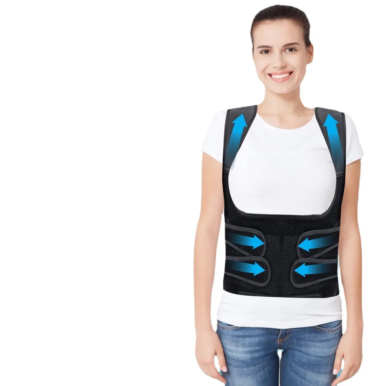 Strong Support Posture Correction Belt – Comfortable Neoprene Back Support for Health & Sports