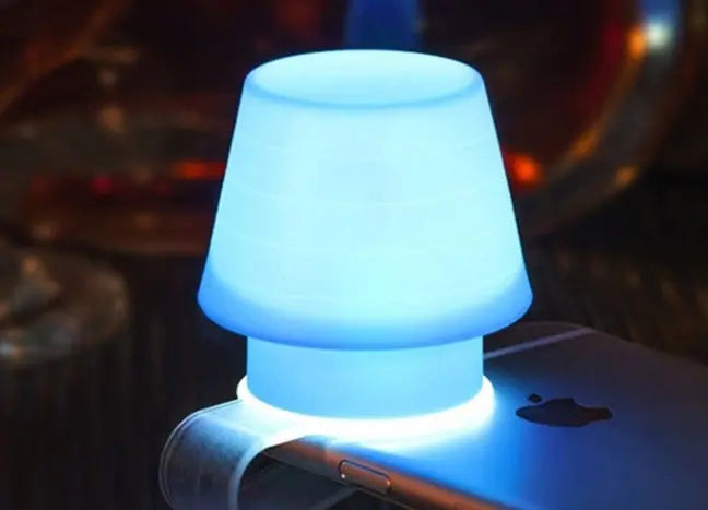 Mabor stylish silicone mobile phone holder night light lamp, LED light with cute design, perfect for bedrooms or as a gift