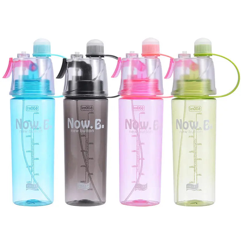 Portable Sports Mist Spray Cup – Leakproof and Food-Grade PC Bottle for Outdoor Activities