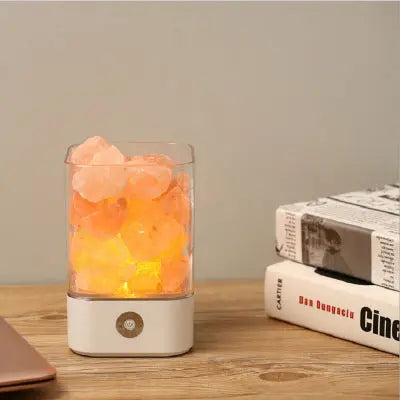 INELECTRON ™ - Lampe LED USB en cristal de sel de l'Himalaya