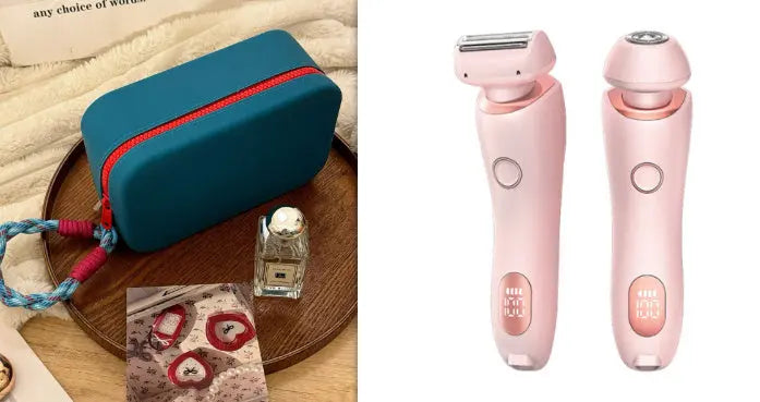 INELECTRON ™ - 2-in-1 Electric Shaver for Women – USB Rechargeable Epilator, Wet & Dry Shaving Razor for Body, Face, Armpit & Bikini Line Inelectron Store