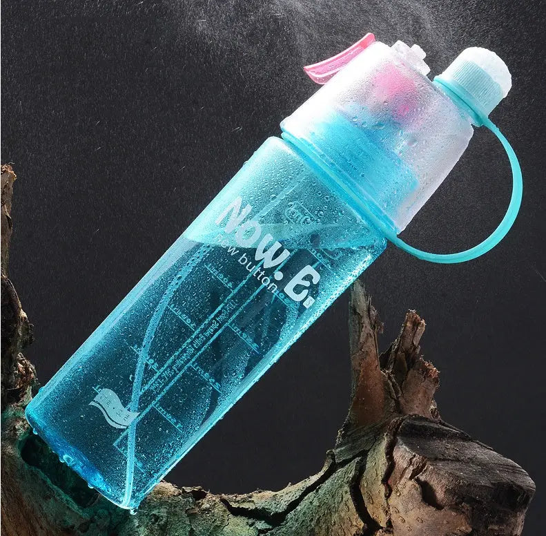 Portable Sports Mist Spray Cup – Leakproof and Food-Grade PC Bottle for Outdoor Activities
