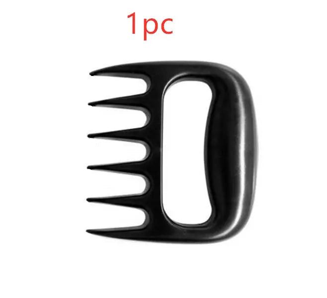 Black meat shredder claw on a white background with '1pc' text.