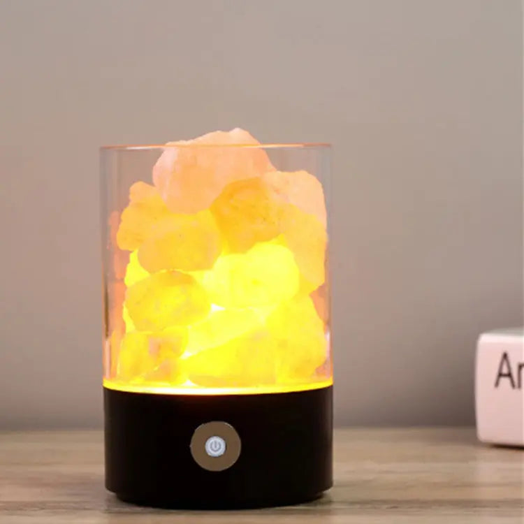 INELECTRON ™ - Lampe LED USB en cristal de sel de l'Himalaya