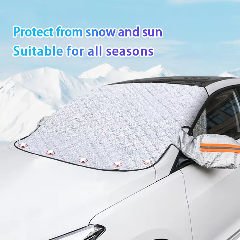 Magnetic Car Windshield Snow Shield Four Seasons Car Cover Front Window anti UV Frost Protection Snow Cover Sunshade