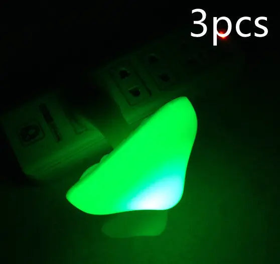 INELECTRON™ - Lampka nocna LED w kształcie grzybka, wtyczka EU US, ciepłe białe światło, czujnik, sterowanie oświetleniem, dekoracja sypialni