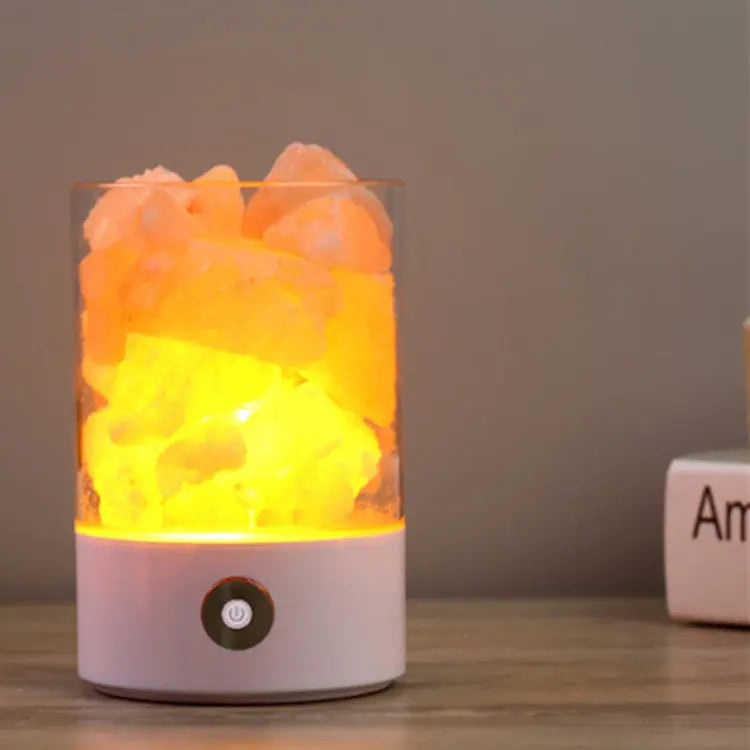 INELECTRON ™ - Lampe LED USB en cristal de sel de l'Himalaya