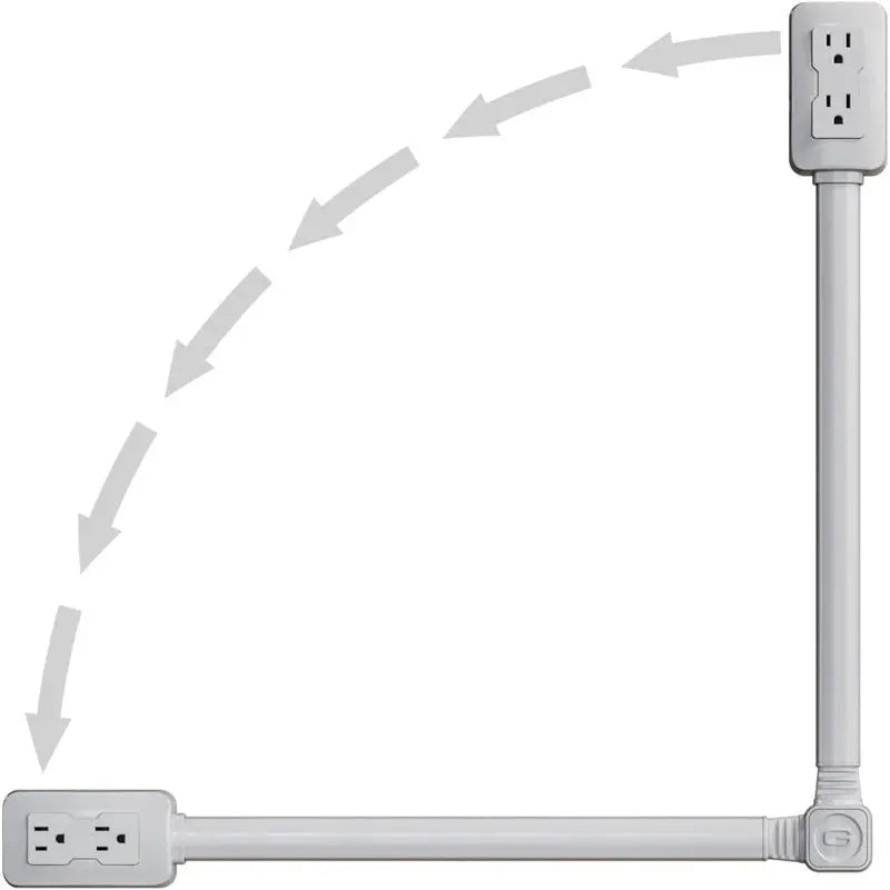 Power Strip Extender, Convenient Home Power Outlet, Plastic Material, Perfect Gift for Mother’s Day